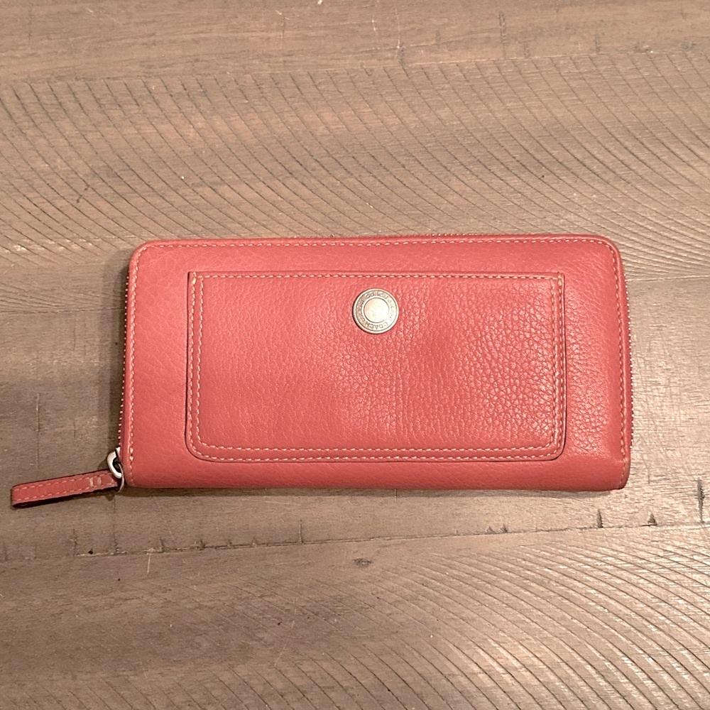 Coach leather wallet